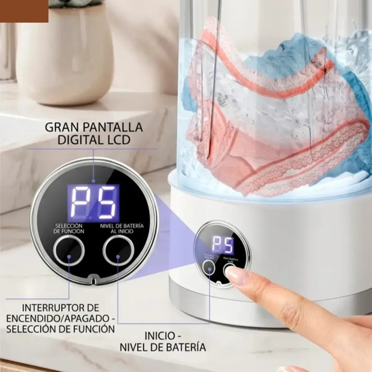 MiniWash™-Simplifica tu rutina.