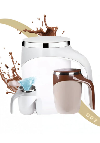 Taza Térmica Batidora Automática Magnética Café A Usb
