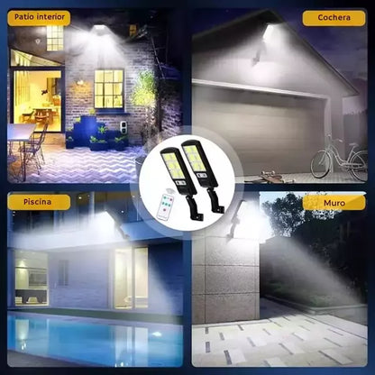 2X1 REFLECTOR SOLAR LED 1000W PARA EXTERIORES | SIN CABLES, SIN FACTURAS