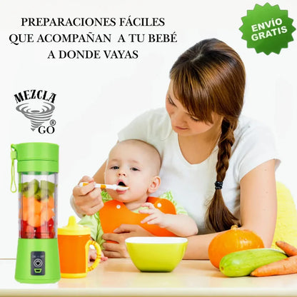 Mini Licuadora Portátil ¡Tus batidos al instante!
