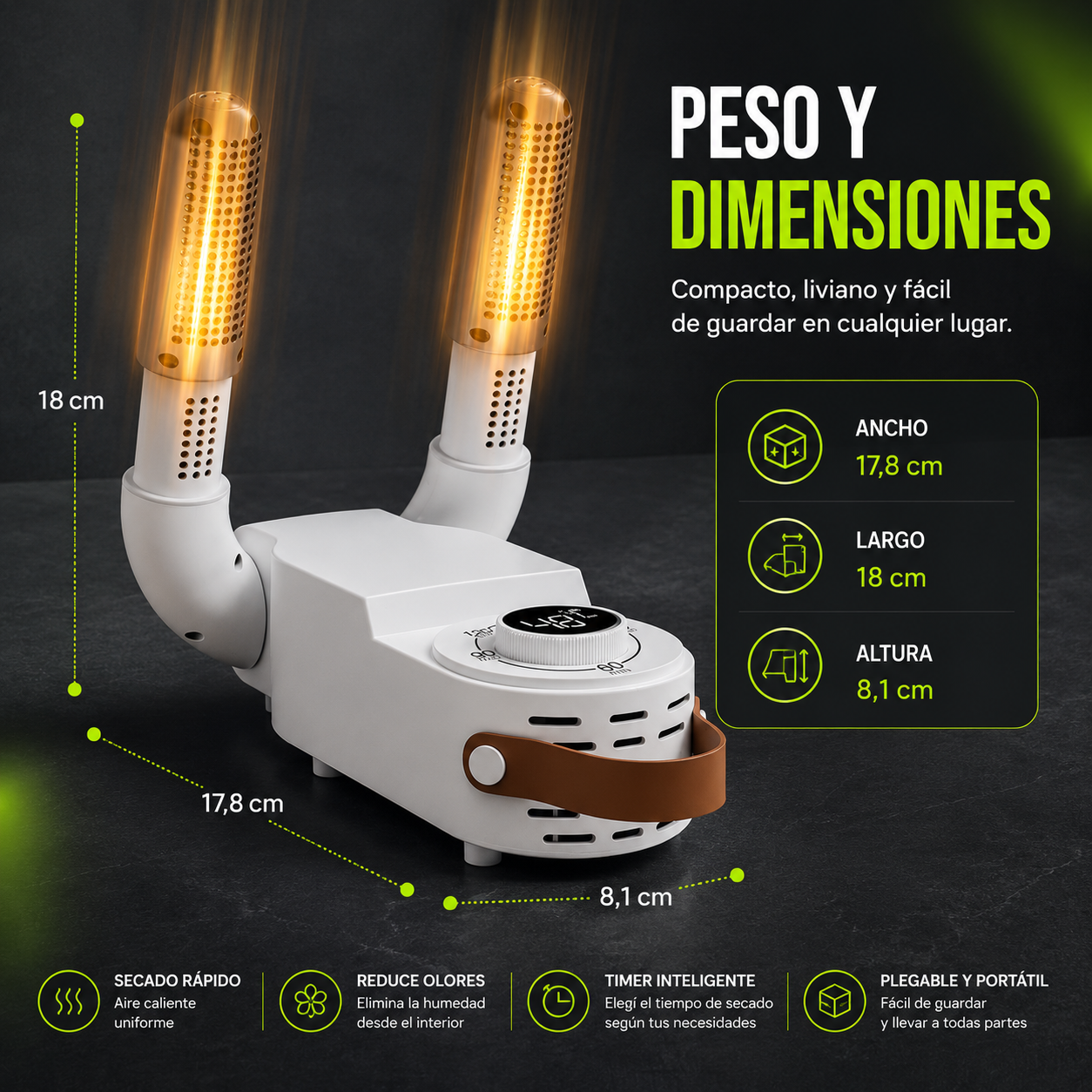 DryShoe™ | Secador Inteligente Multifunción