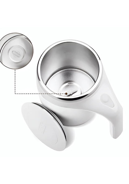 Taza Térmica Batidora Automática Magnética Café A Usb