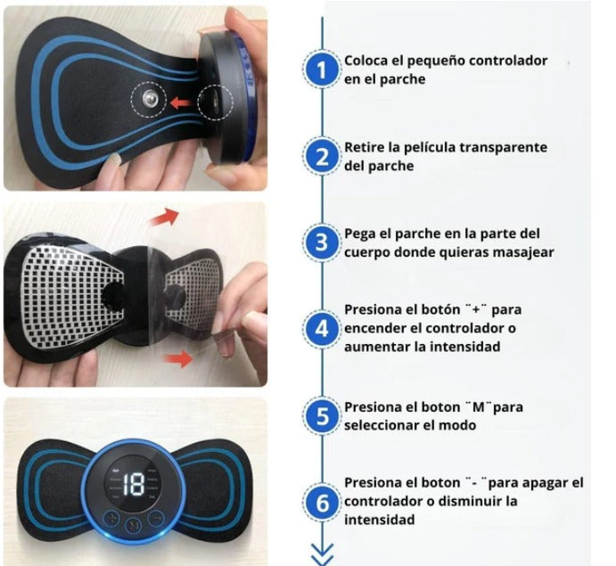 MINI MULTIMASAJEADOR ESTIMULADOR