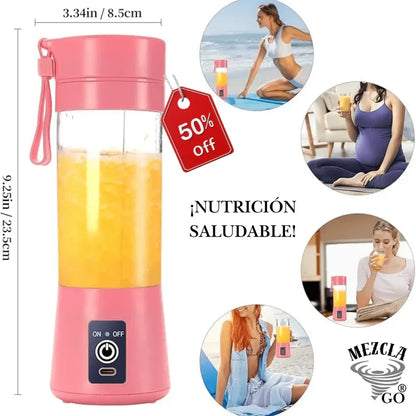 Mini Licuadora Portátil ¡Tus batidos al instante!