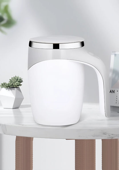 Taza Térmica Batidora Automática Magnética Café A Usb