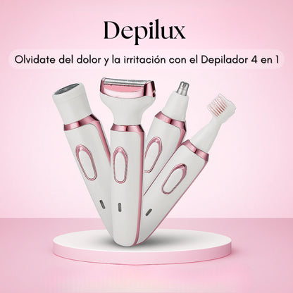 Depilux 4 en 1 - Depilación completa, suavidad absoluta