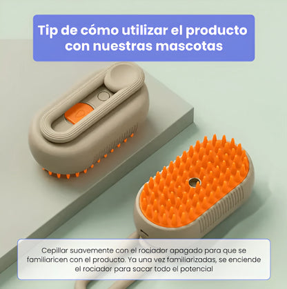CEPILLO QUITAPELOS A VAPOR" MASCOTAS LIMPIAS"