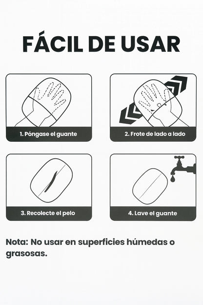 Guante Removedor De Pelo Para Mascotas