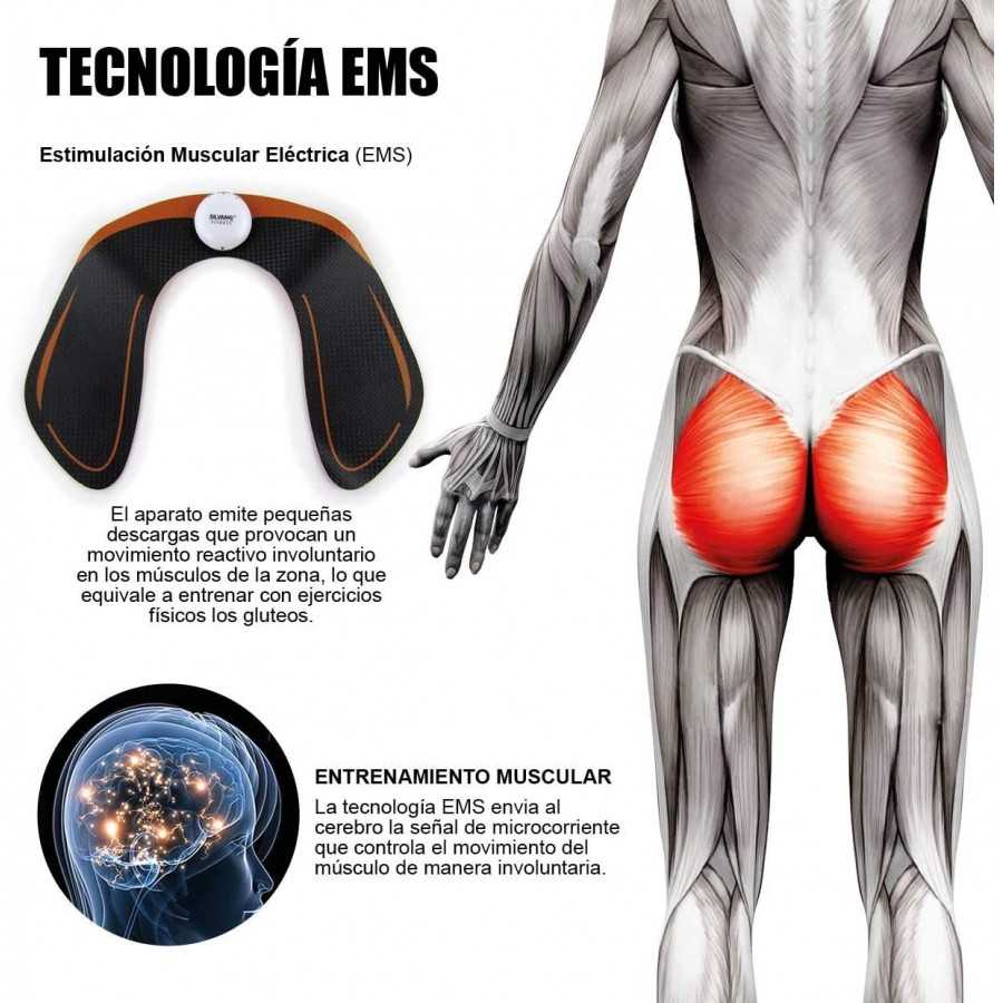 Parche Electroestimulador Para Glúteos