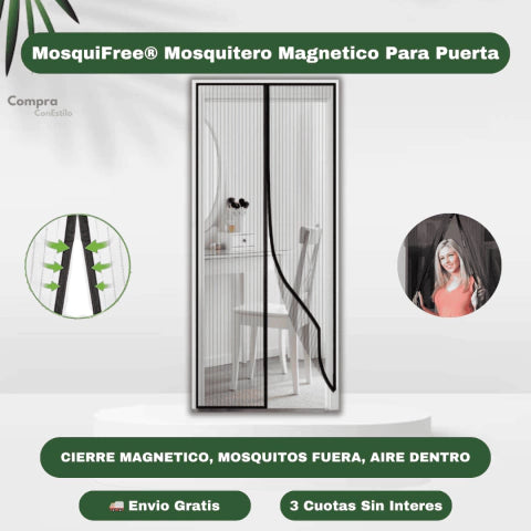 MosquiFree® Persiana Mosquitero Magnética