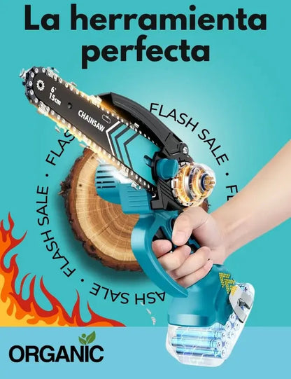 🌟 Súper Mini Motosierra Recargable y Portátil🌟